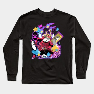 Samurai Cat Long Sleeve T-Shirt